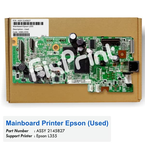 Main Mainboard Motherboard Epson L355, Logic Board Printer Epson L355 Ori