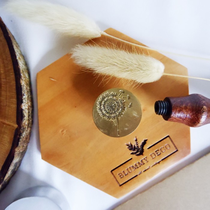 

Unik Wax Seal Stamp Flower Segel Surat Vintage Edisi Bunga Kepala Stempel Berkualitas