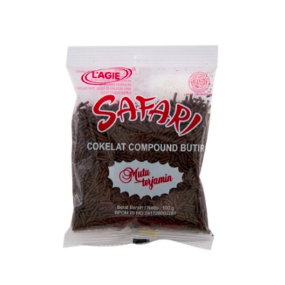 

Ceres Roti SAFARI Coklat Compound Butir (biasa & aneka warna) 100g