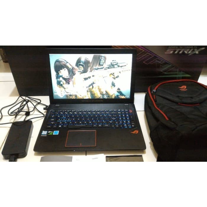 [Laptop / Notebook] Laptop Asus Rog Strix Gl553Ve Laptop Bekas / Second