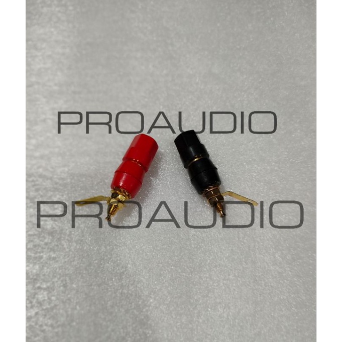 socket soket banana binding biding post female /Terminal speaker gold