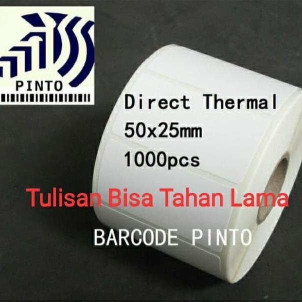 

SALE label sticker barcode thermal 50x25 core 1" 1 line 1000 pcs