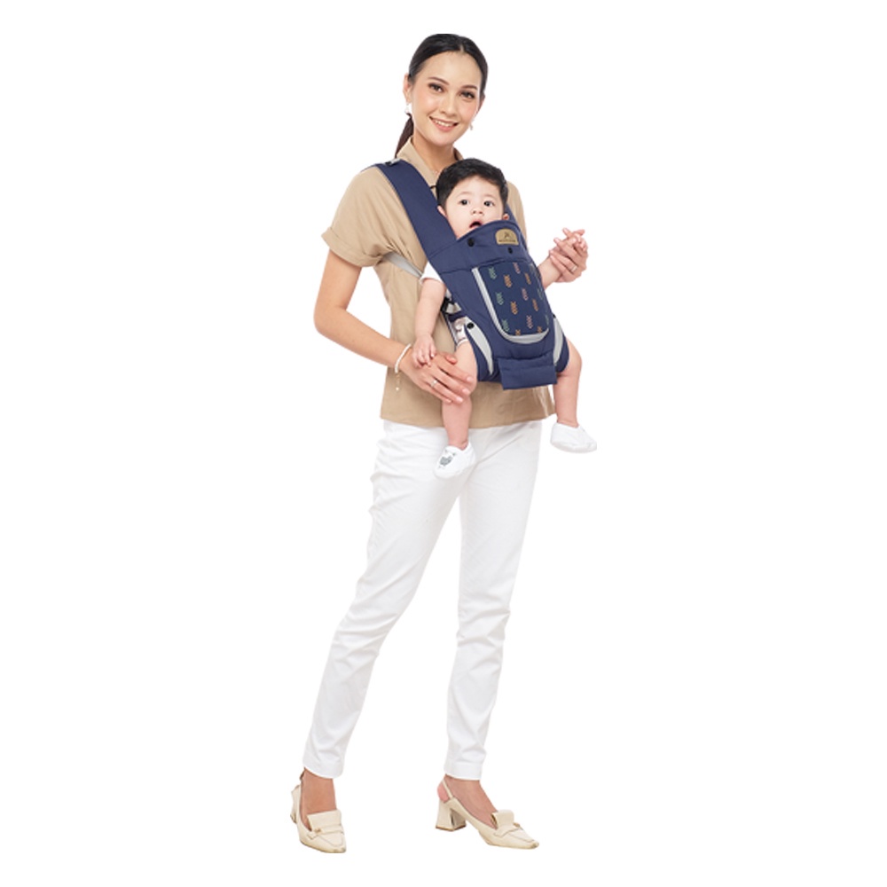 Gendongan Hipseat Airflow + Gendongan 10 in 1 Barley Series -Moms Baby- MBG2034