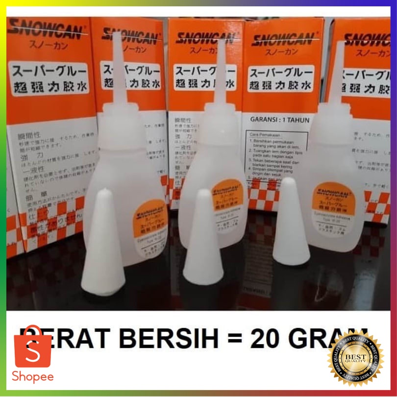 

Promo ORIGINAL LEM G SNOWCAN KOREA JEPANG ALTECO POWER GLUE SUPER GLUE TSC325 Best Product