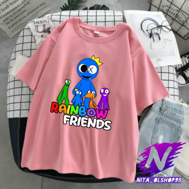 rainbow friends roblox kaos anak baju anak game rainbow friends terbaru karaker