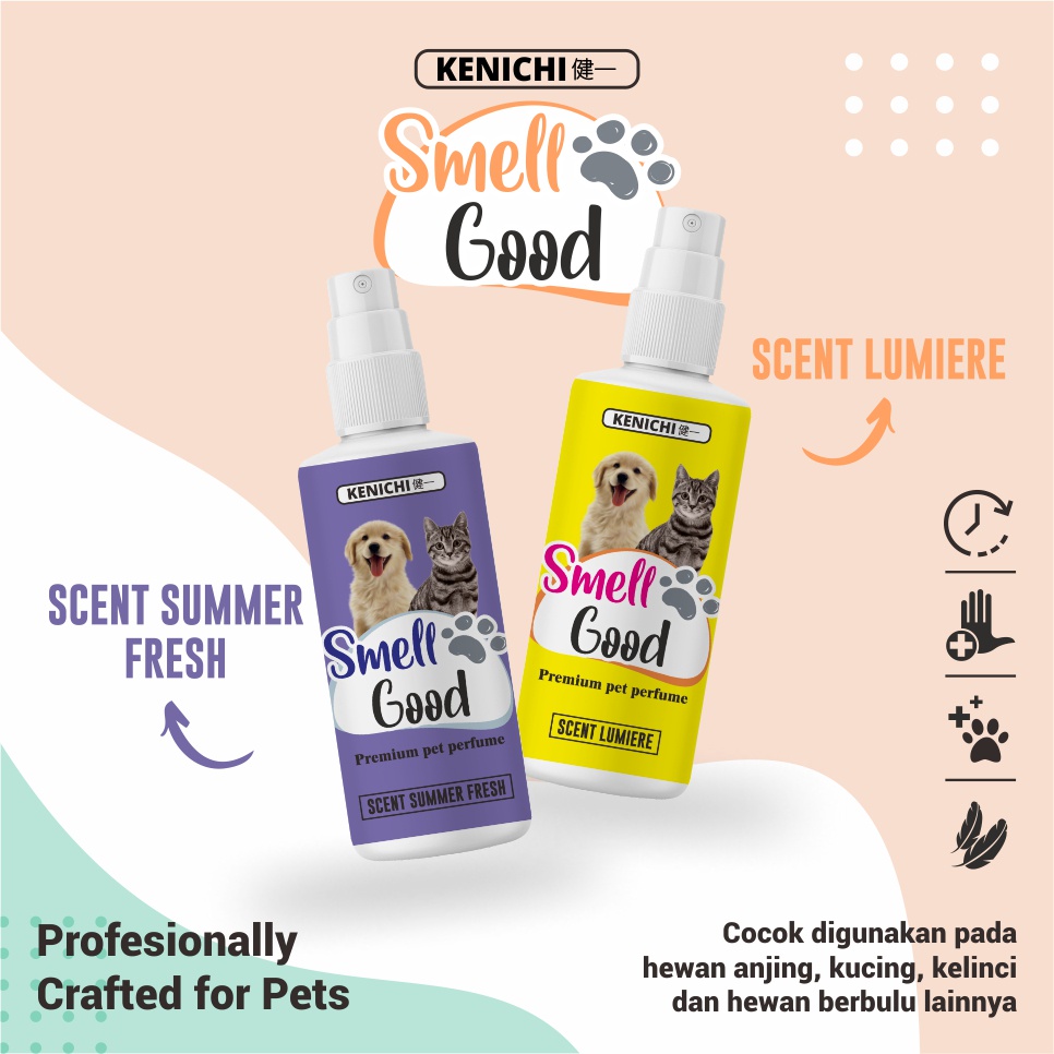PARFUM HEWAN SMELL GOOD parfum anjing parfum kucing pet parfum kenichi