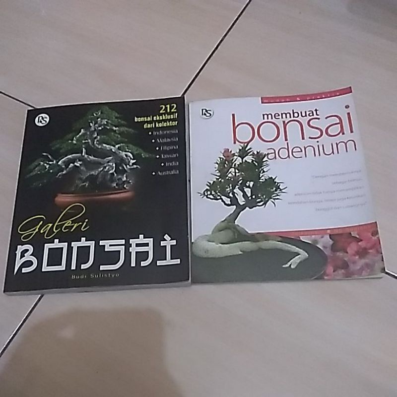 BUKU TANAMAN HIAS,GALERI BONSAI,BONSAI ADENIUM,ORIGINAL