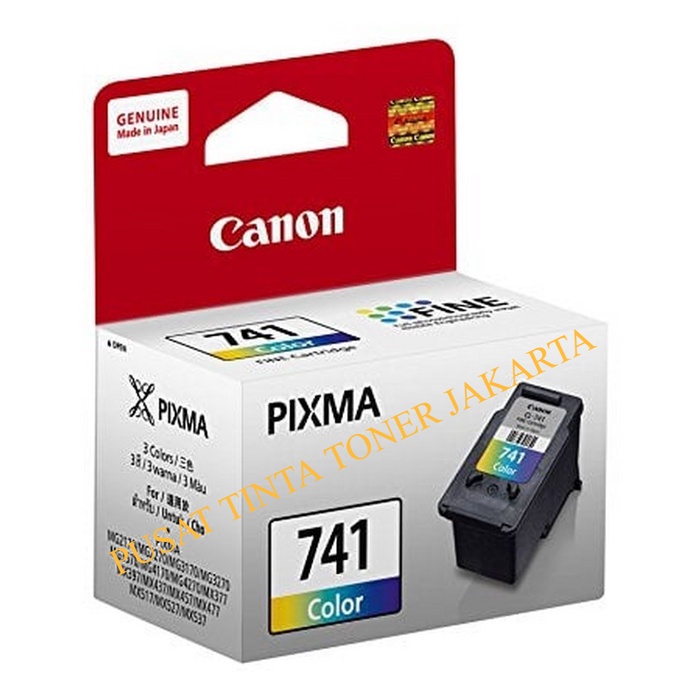 Tinta Canon 741 Colour = Pixma MG2170, MG3170, MG3570, MG4270, MX537