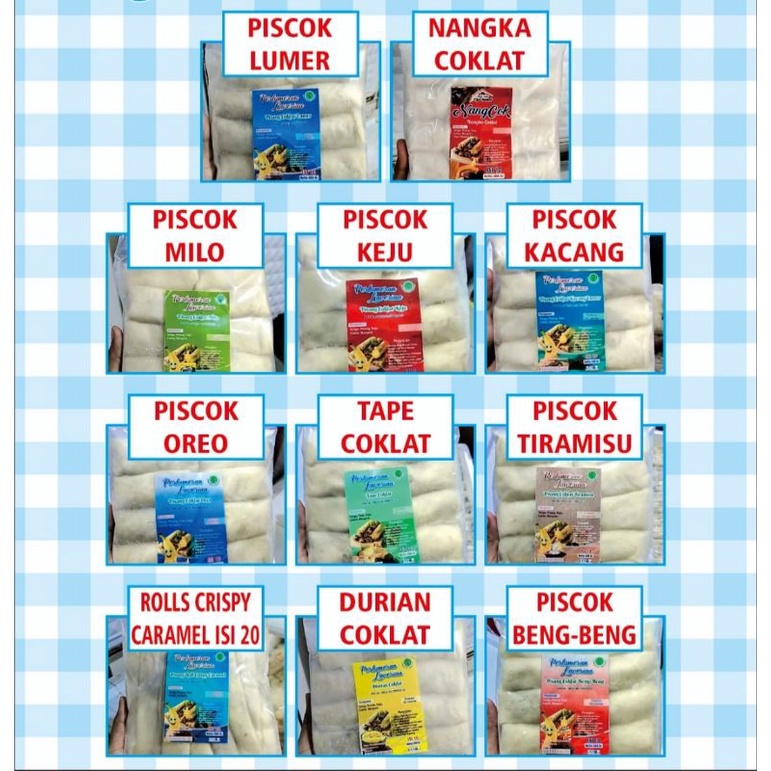 

✨ FSFF ✨ [instant] Aneka Piscok | Pisang Coklat