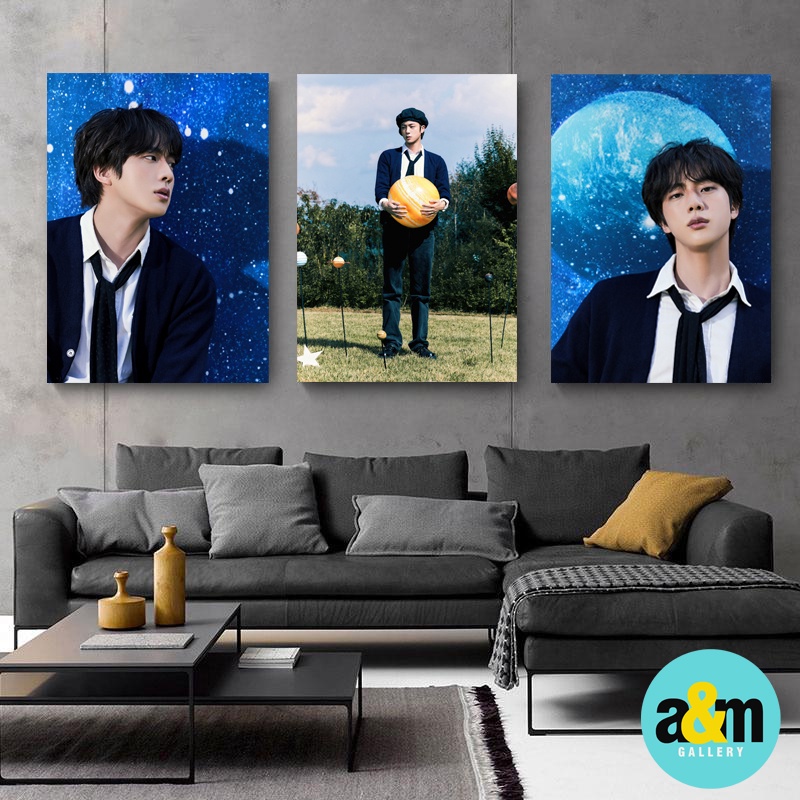 Poster Kayu JIN KIM SEOKJIN The Astronaut Version I Hiasan Dinding Dekorasi Kamar I Poster Kayu K-POP Dekorasi Kamar - A&amp;M