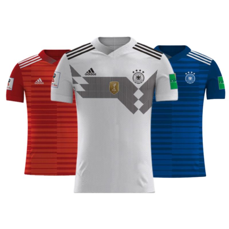 Jersey Jerman World Cup 2018 Home Away GK