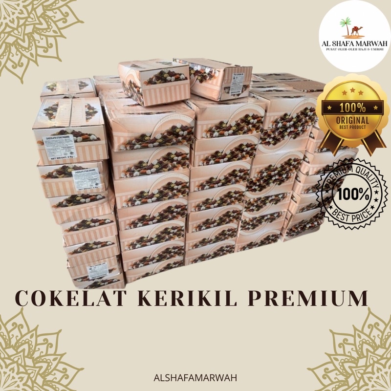 

RK Cokelat Kerikil Premium Cokelat Batu Cokelat Kerikil Cokelat Arab Oleh-Oleh Haji Umroh