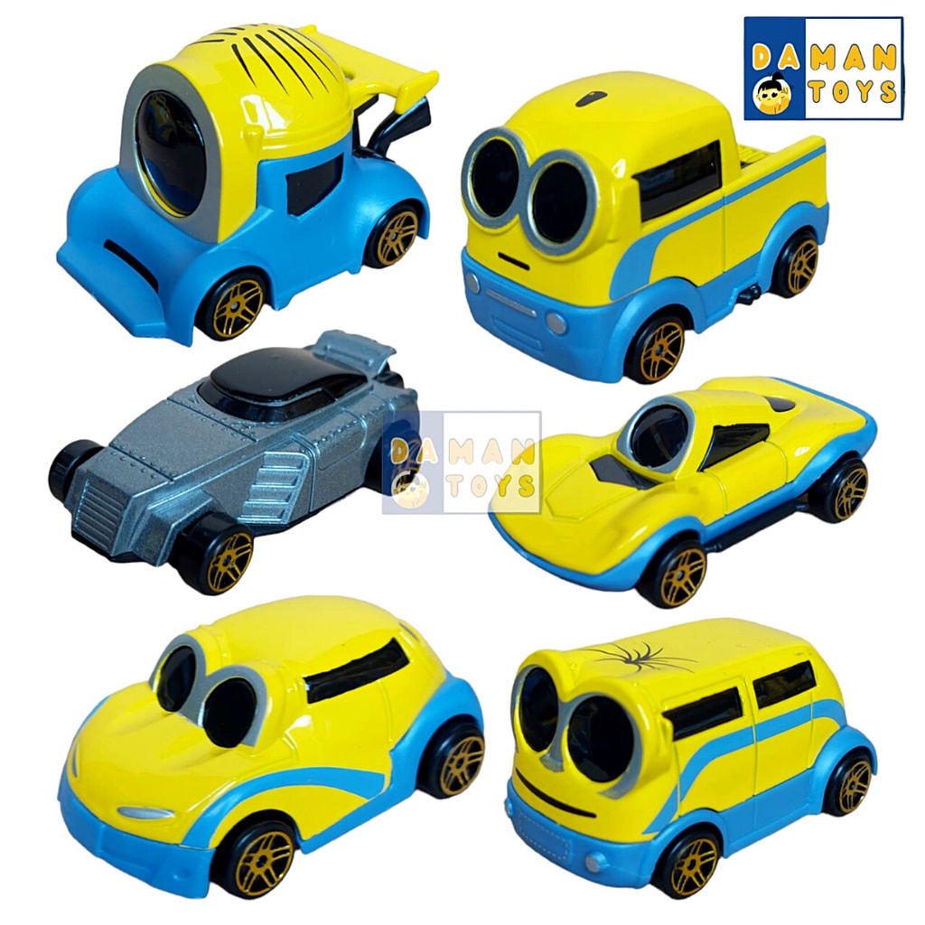 Mainan Diecast Mobil Minion Miniatur Minions Truk Truck Otto Bob Gru