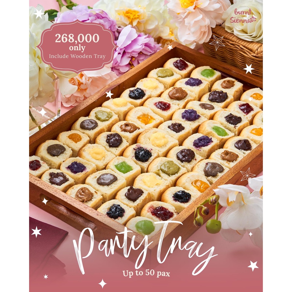 PARTY TRAY by BS (Wooden Tray included)