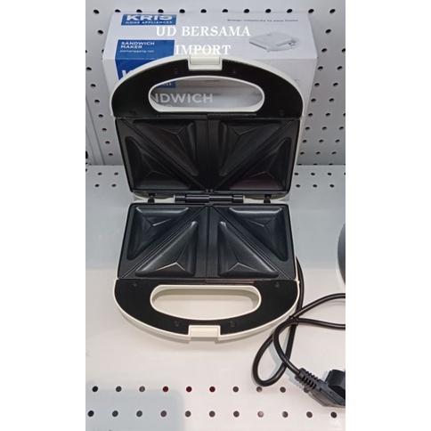 KRIS Sandwich Maker 2 Slice/Alat Pemanggang Roti Putih