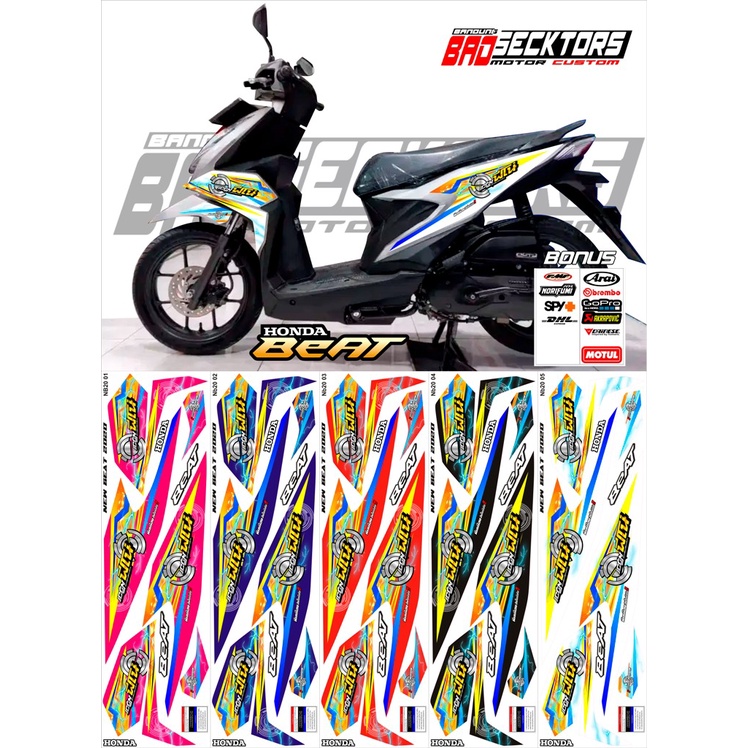 Striping Honda Beat New 2020 2021 2022 MOTIF IGGN