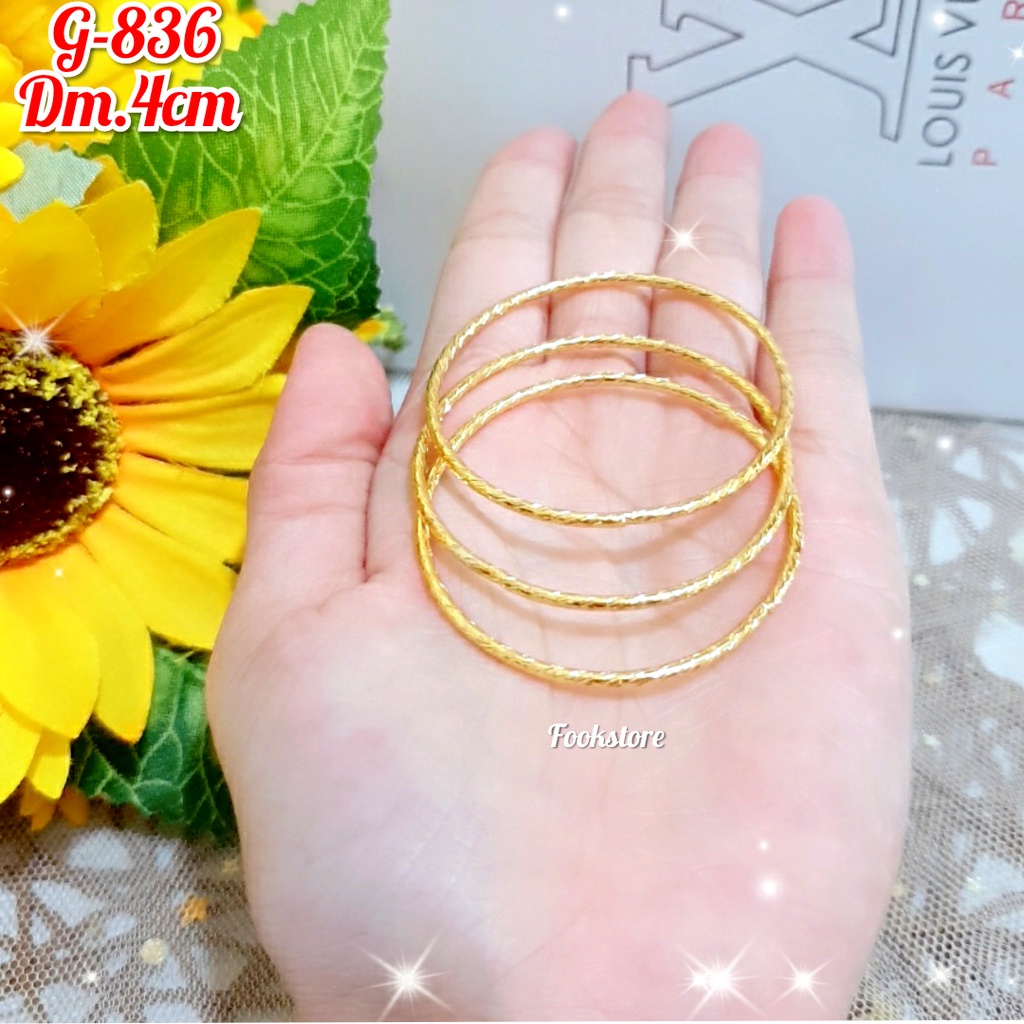 KERONCONG ANAK GOLD/BAHAN XUPING ISI 3PCS