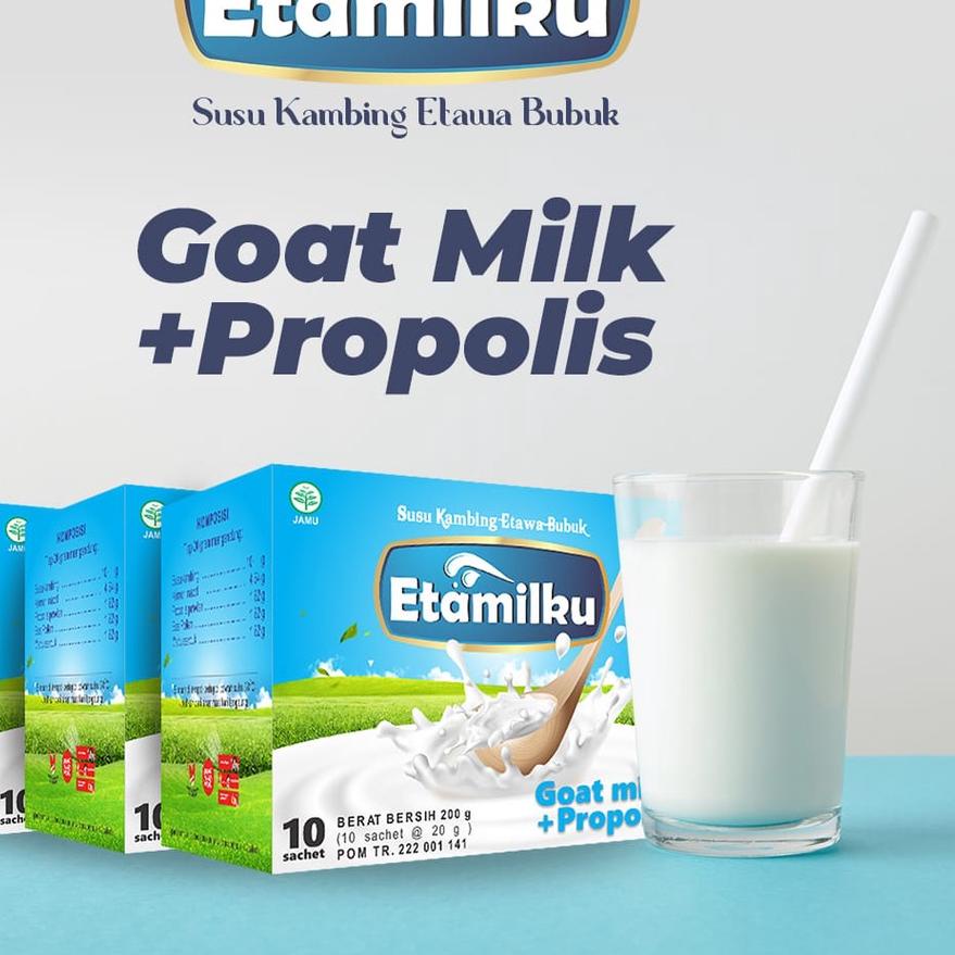 

Bisa COD Susu Kambing Etawa Bubuk plus propolis ETAPRO Asli Original serbuuu !