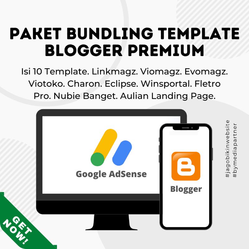 Jual Template Blogger Premium Paket Bundling | Shopee Indonesia