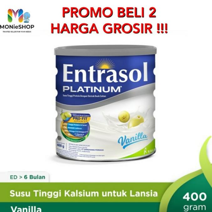 

[ COD ] Entrasol Senior 400gr vanila coklat