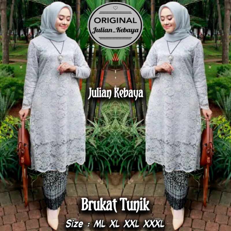 KEBAYA MODERN / TUNIK BRUKAT / KEBAYA TUNIK / SET KEBAYA MODERN / KEBAYA JUMBO / KEBAYA BRUKAT