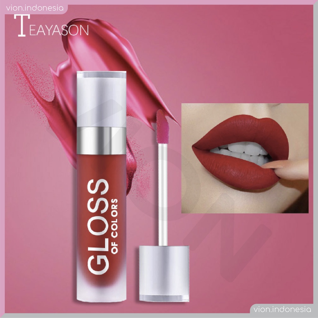 KACHI - TEAYASON Transparent Long Tube Lip Gloss Lipstick Moisturizing Waterproof Lip Glaze Original Termurah TE009