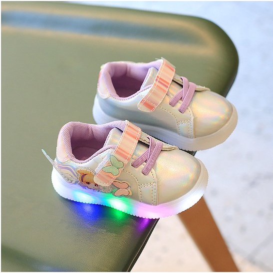 Sepatu Anak Import New PERI TINKERBELL A16 IMPORT SEPATU ANAK LED