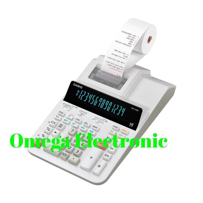 Casio Calculator DR-140R - Printing Struk Kasir Kalkulator DR 140R