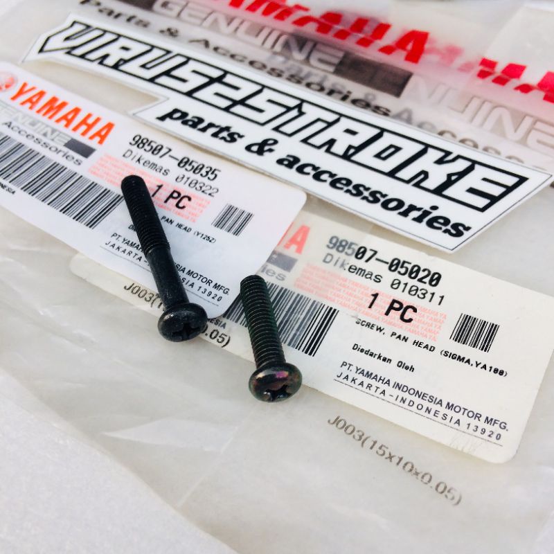 Baut Dudukan Pompa Oli Samping Set Yamaha F1ZR FIZR F1Z FIZ R Force 1 F1 Alfa Champ Original YGP 985