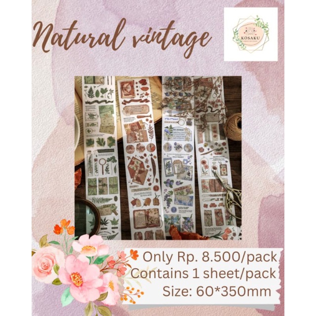 

Sticker aesthetic Natural Vintage