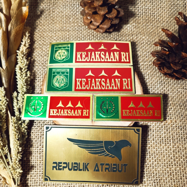 STIKER SENG KEJAKSAAN | STICKER PLAT MOTOR MOBIL