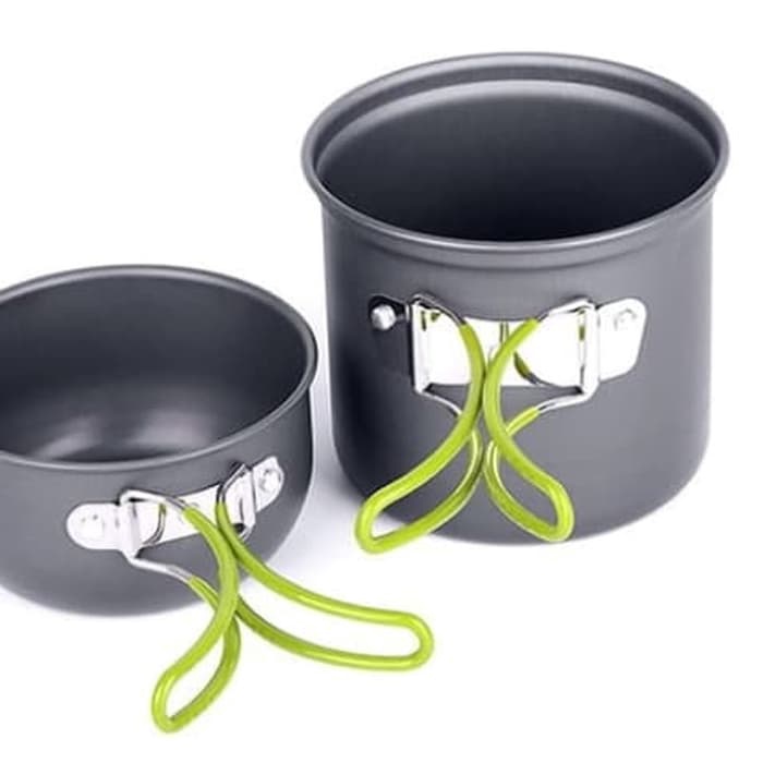 Cooking Set DS 101 Alat Masak Camping Panci Penggorengan Ultralight Portable