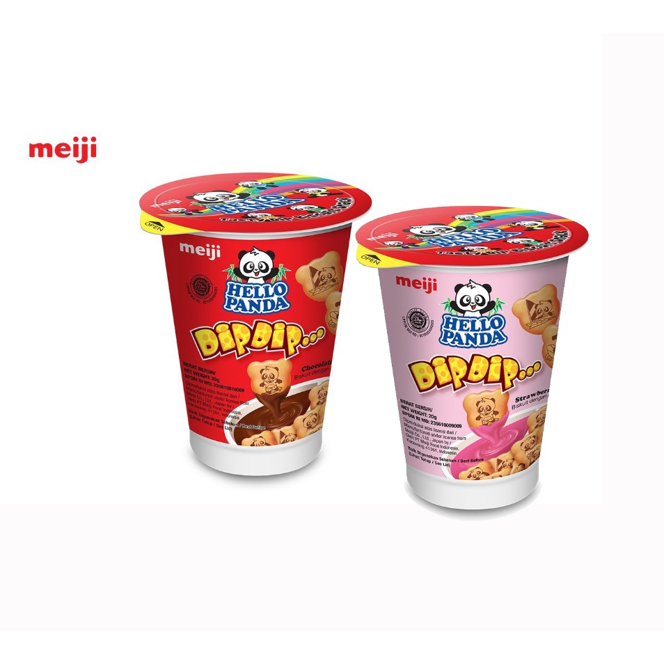 

Meiji Hello Panda Dip Dip 20gr - Chocolate / Strawberry