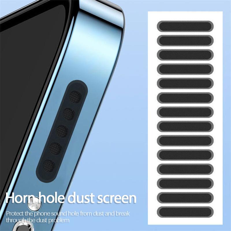 Mobile Phone Dustproof Net Stickers Speaker Mesh Anti Dust Proof Stiker Jaring Anti Debu Portable Universal Untuk Sticker/Smartphone Dustproof Kotor/Stiker AntiDust kotoran tempelan lubang handphone hp iPhone 12 14 13 11 Samsung Realme Pro max Mini Xiaomi