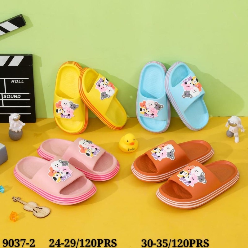 SANDAL ANAK IMPORT KARET Kartun BT21