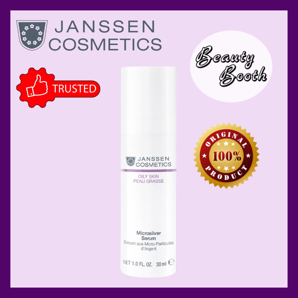 JANSSEN COSMETICS Microsilver Serum 30ml | Serum Jerawat Komedo Berminyak