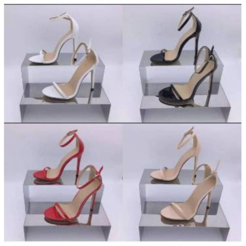 HIGH HEELS STRAP BEST SELLER BAHAN GLOSI MANGKOK BELAKANG HR 03