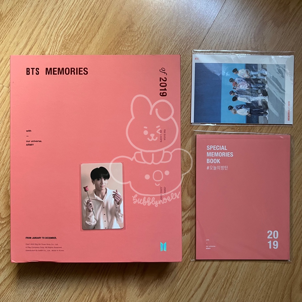 BTS Memories of 2019 Fullset Jungkook JK Photocard