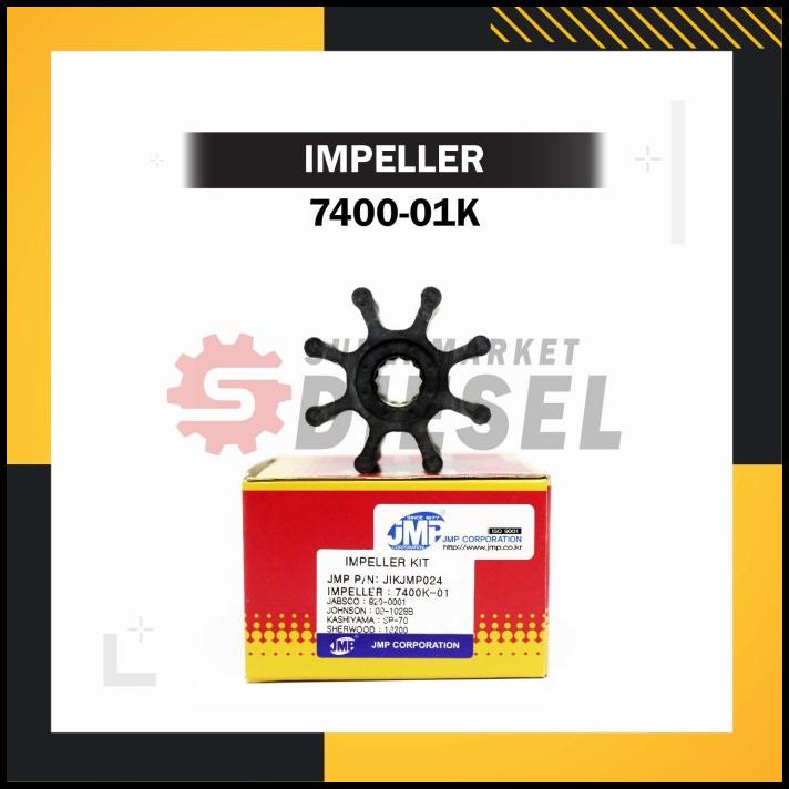 Jmp 7400 / 7400K / 7400-01K Marine Flexible Impeller Kit Genuine