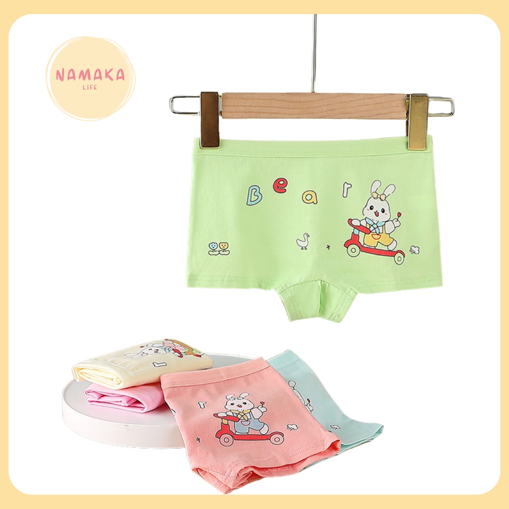 [NL] CELANA DALAM CD ANAK KECIL PEREMPUAN KOLOR  BENTUK BOXER HARIAN TIDUR NYAMAN COD KOTAK PREMIUM 