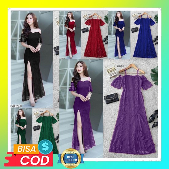 Dress Wanita Natalan Natal Kekinian Terbaru Simple Murah Baju Dres Korea Casual Import 2022 Long Dre
