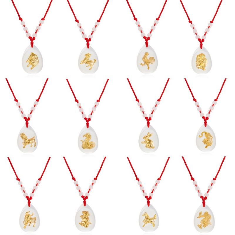 Kalung Shio Liontin Crystal Kalung 12 Shio