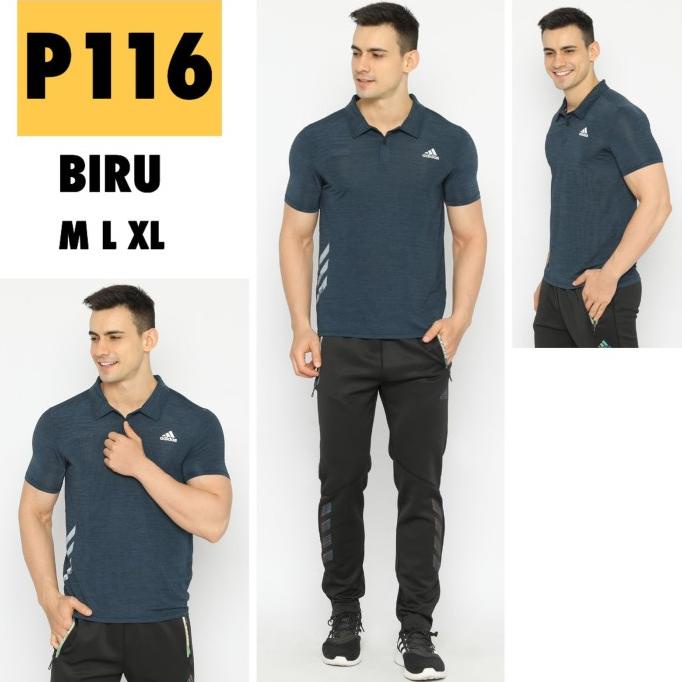 Polo Shirt Adidas Golf / Kaos Kerah Olahraga Tennis