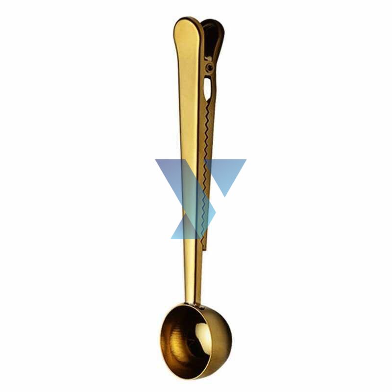 Urijk Sendok Takar Kopi Teh Measuring Spoon Stainless Steel with Clip ( Al-Yusi )