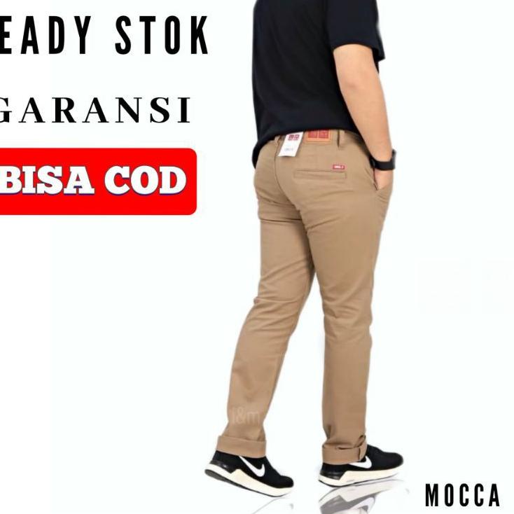 Paling Diminati.. Celana chino panjang pria chino panjang cowok chino panjang murah celana panjang c