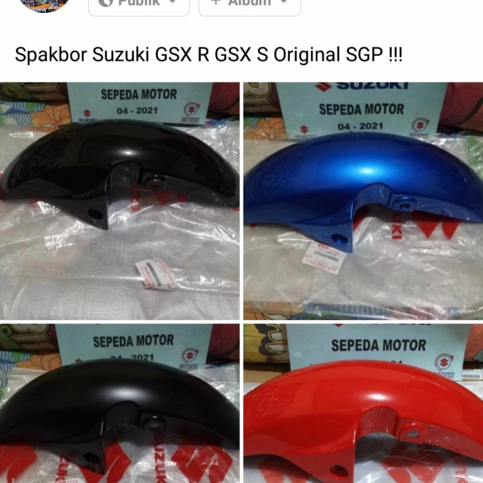 spakbor depan gsx r  gsx r150 gsx s bandit original sgp