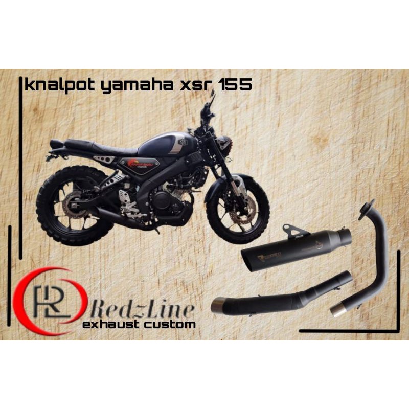 Knalpot yamaha xsr 155 underbelly