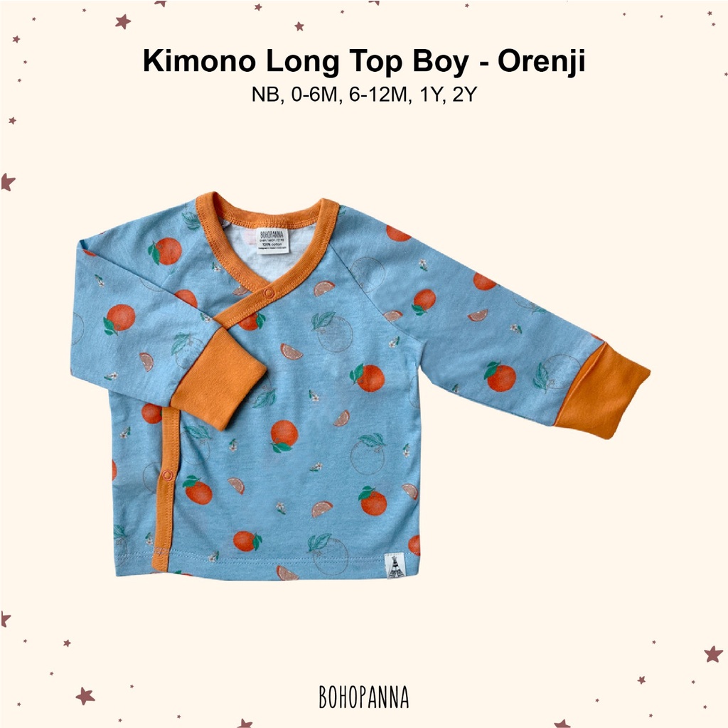 Bohopanna Kimono Long Top Boy - Atasan Anak 0-2 tahun