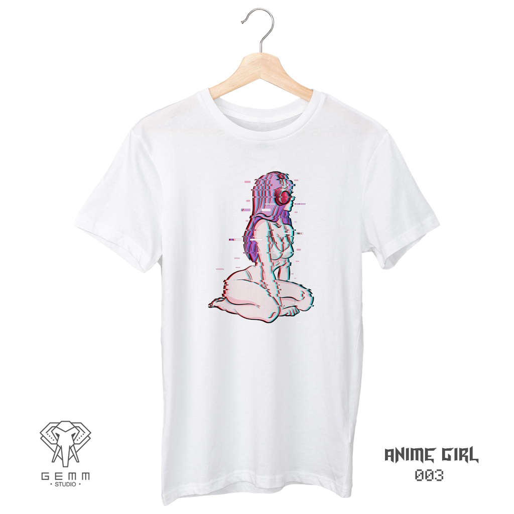 Kaos Tshirt GEMM Distro Anime Girl Sexy Cute Waifu 003