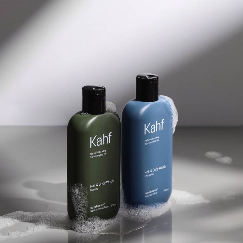 KAHF Brightening and Cooling Body Wash / Acne Fighting And Relaxing Body Wash | 200 ml (kemasan baru) - Sabun Mandi Pria